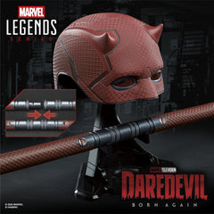 Marvel Legends Series Daredevil: Born Again Premium Roleplay Mask and Billy Club