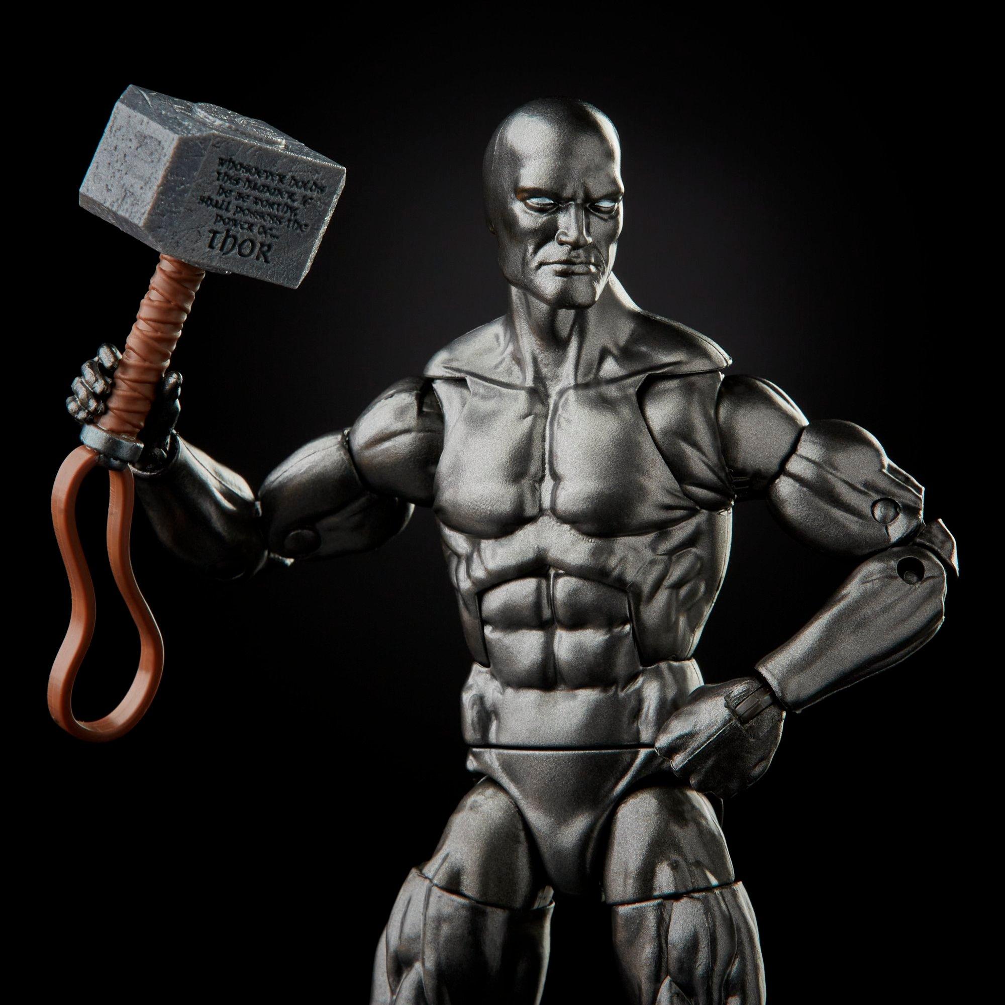 Hasbro Marvel Legends Series Silver Surfer With Mjolnir