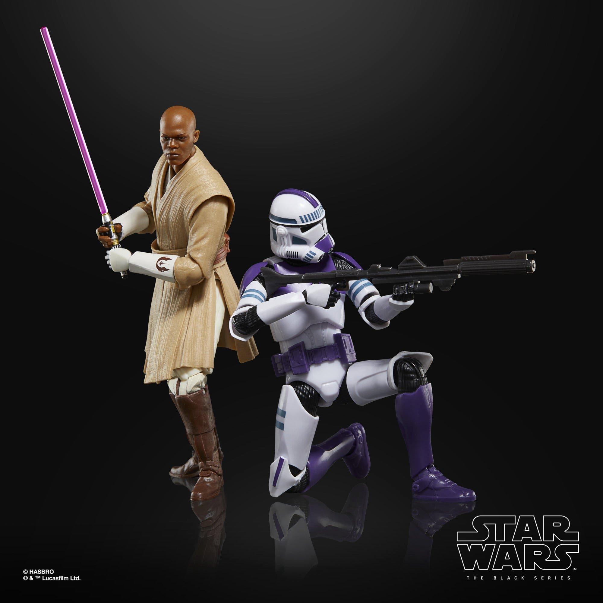 STAR WARS The Black Series Mace Windu & Clone Trooper
