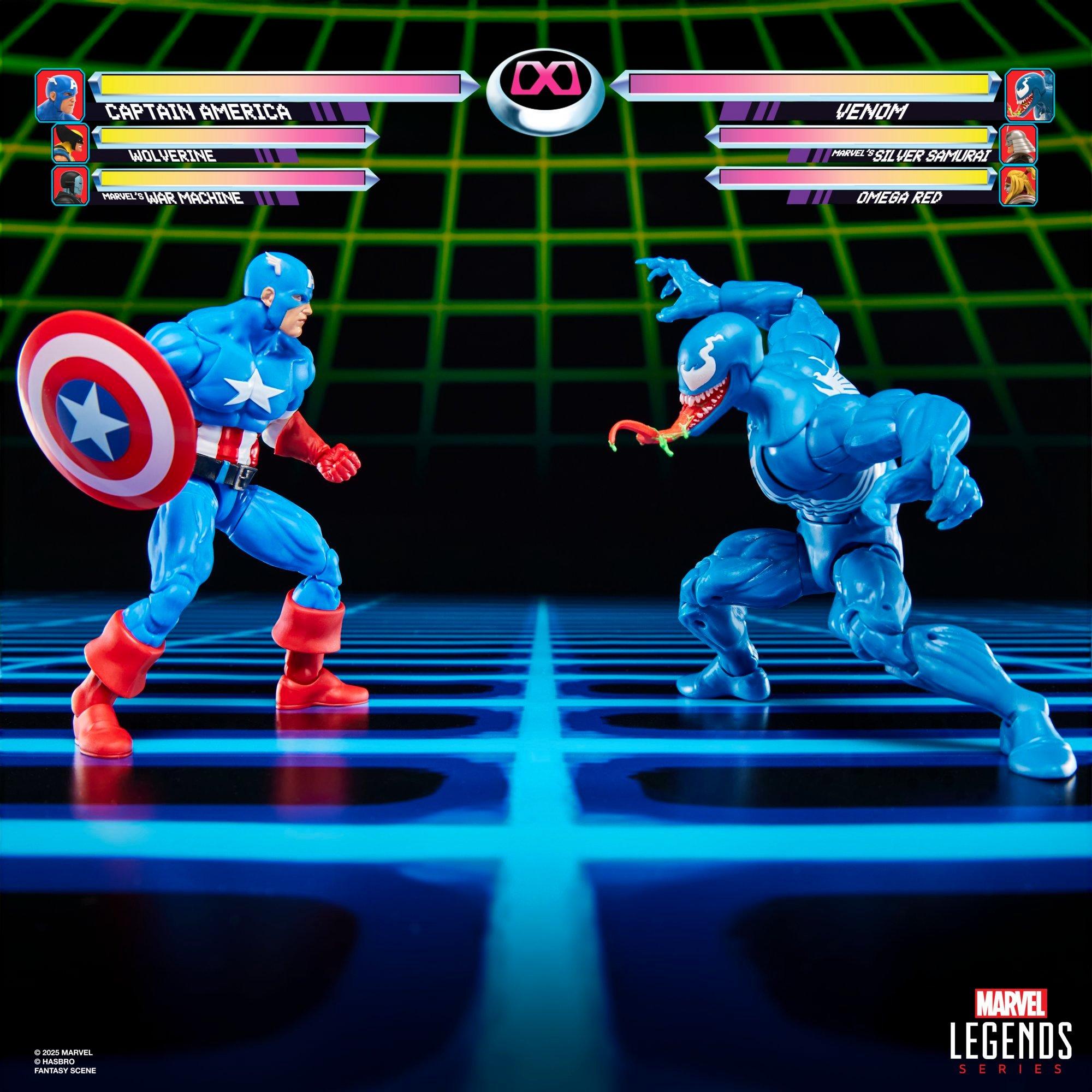 Marvel Legends Series Gamerverse Captain America vs Venom
