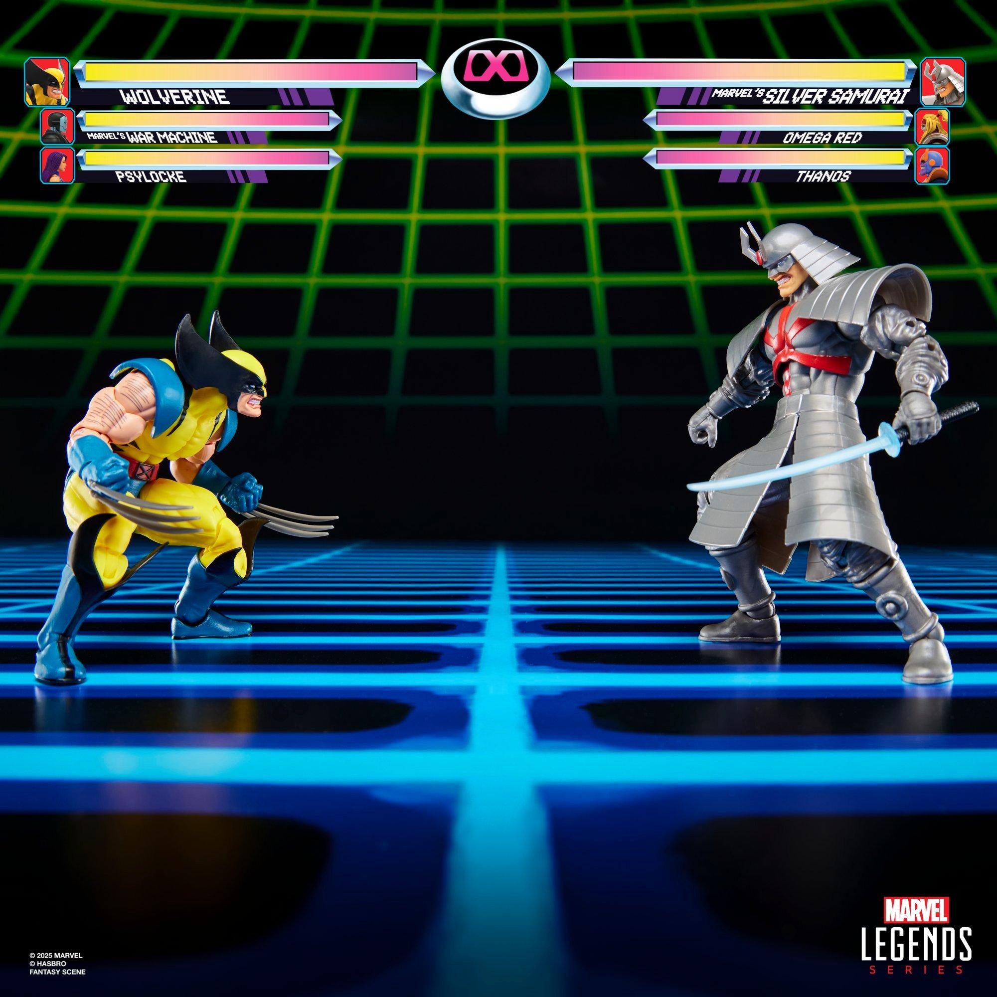 Marvel Legends Series Gamerverse Wolverine vs Marvel's Silver Samurai