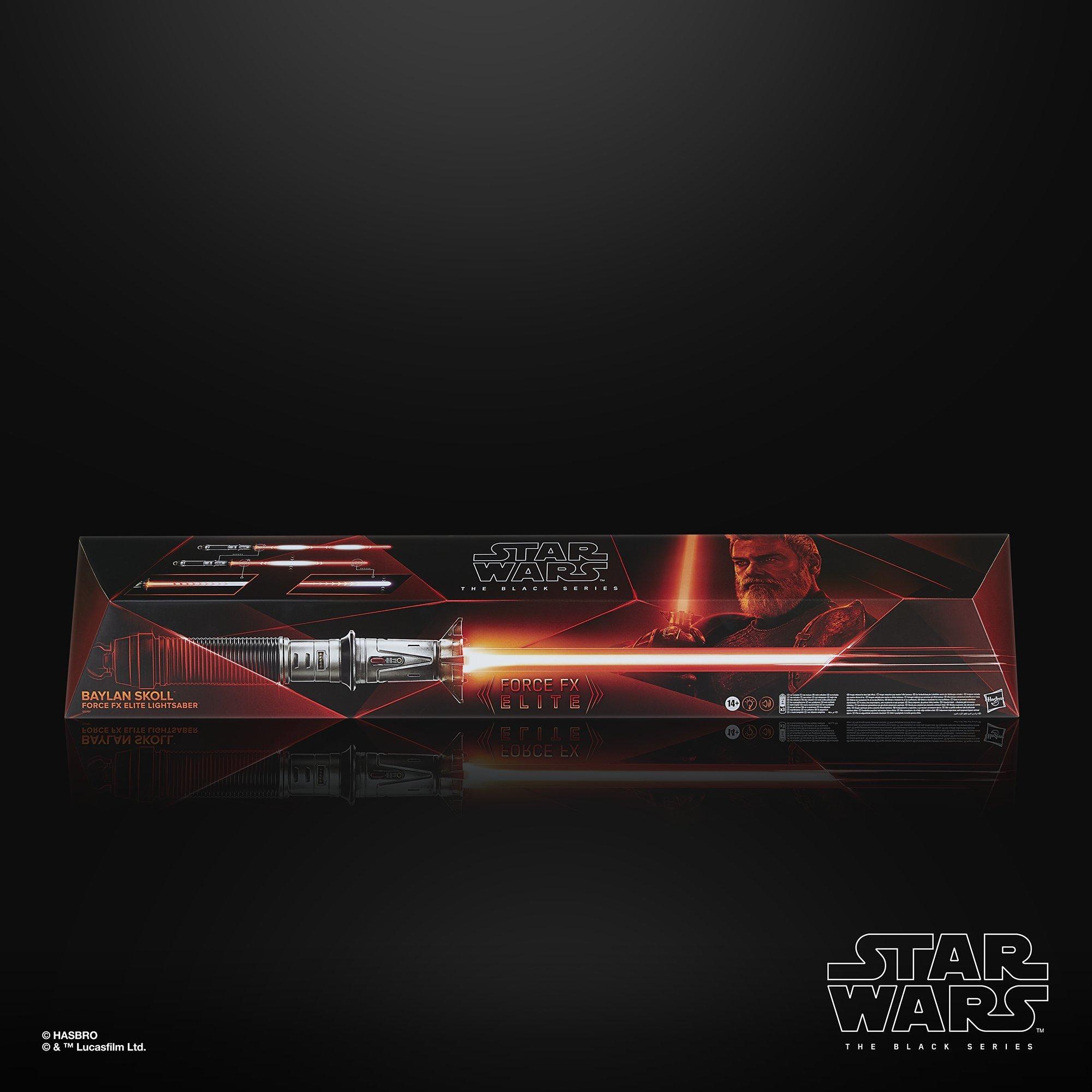 STAR WARS The Black Series Force FX Elite Baylan Skoll Lightsaber