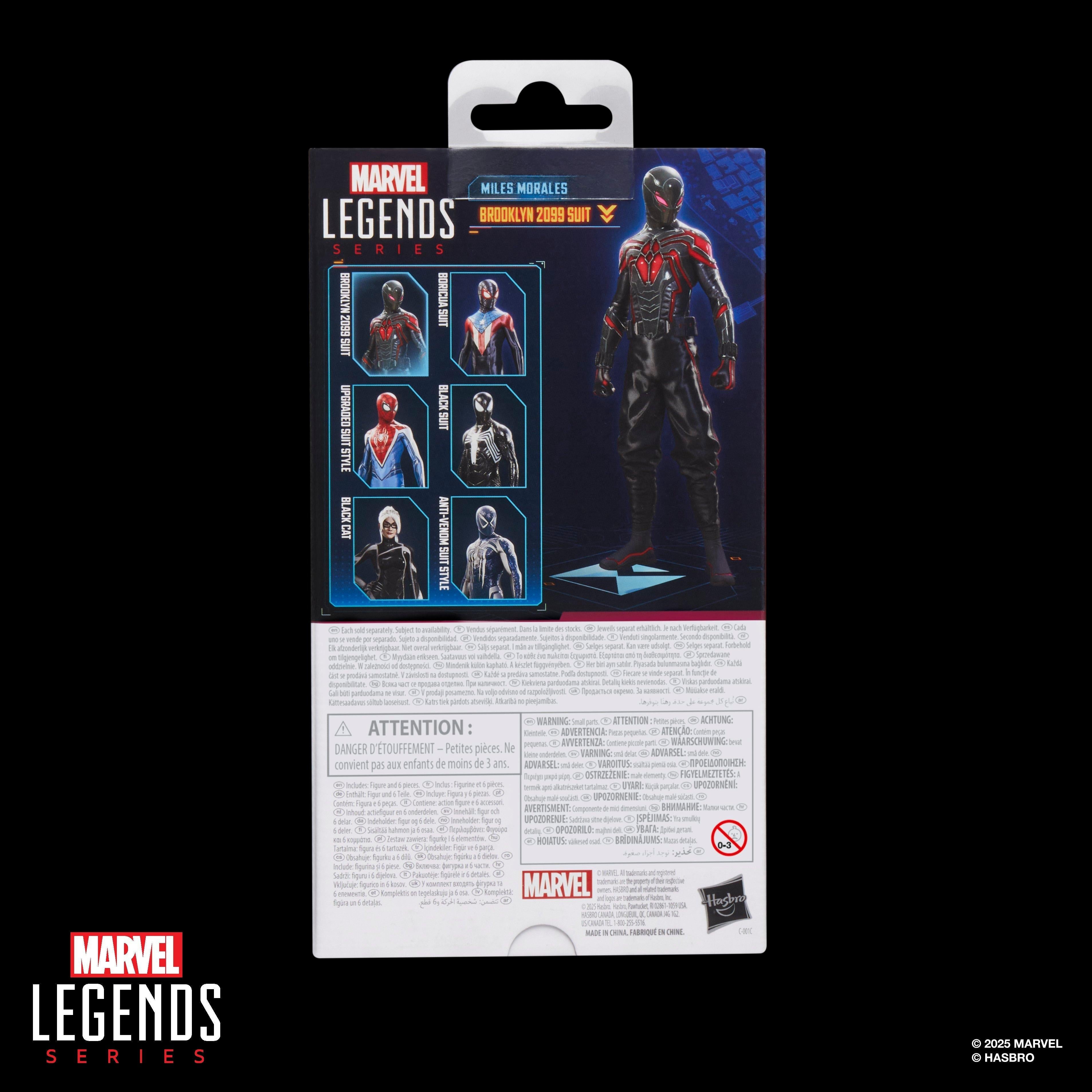 Marvel Legends Series Gamerverse Miles Morales Brooklyn 2099 Suit