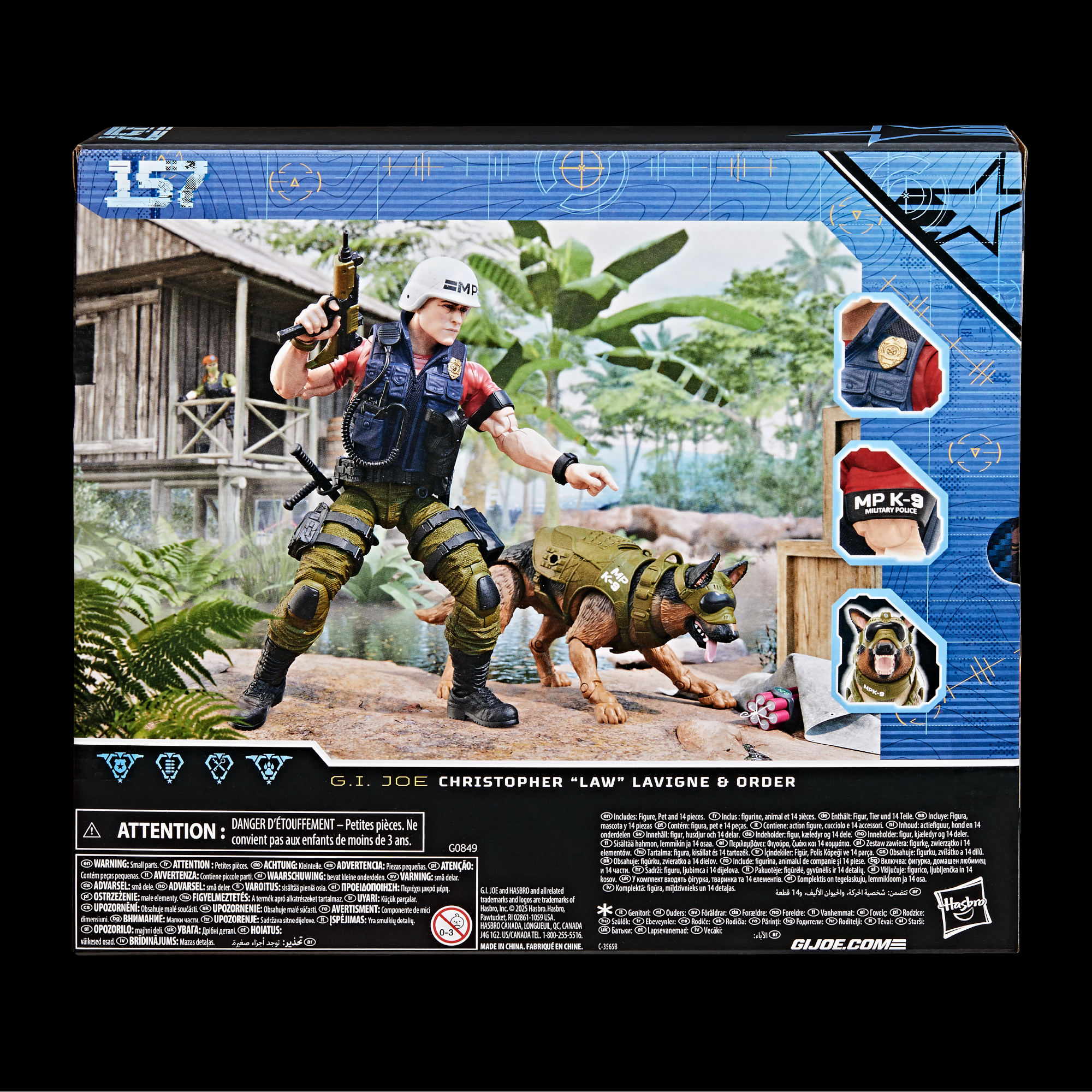 G.I. Joe Classified Series #157, Christopher "Law" Lavigne & Order