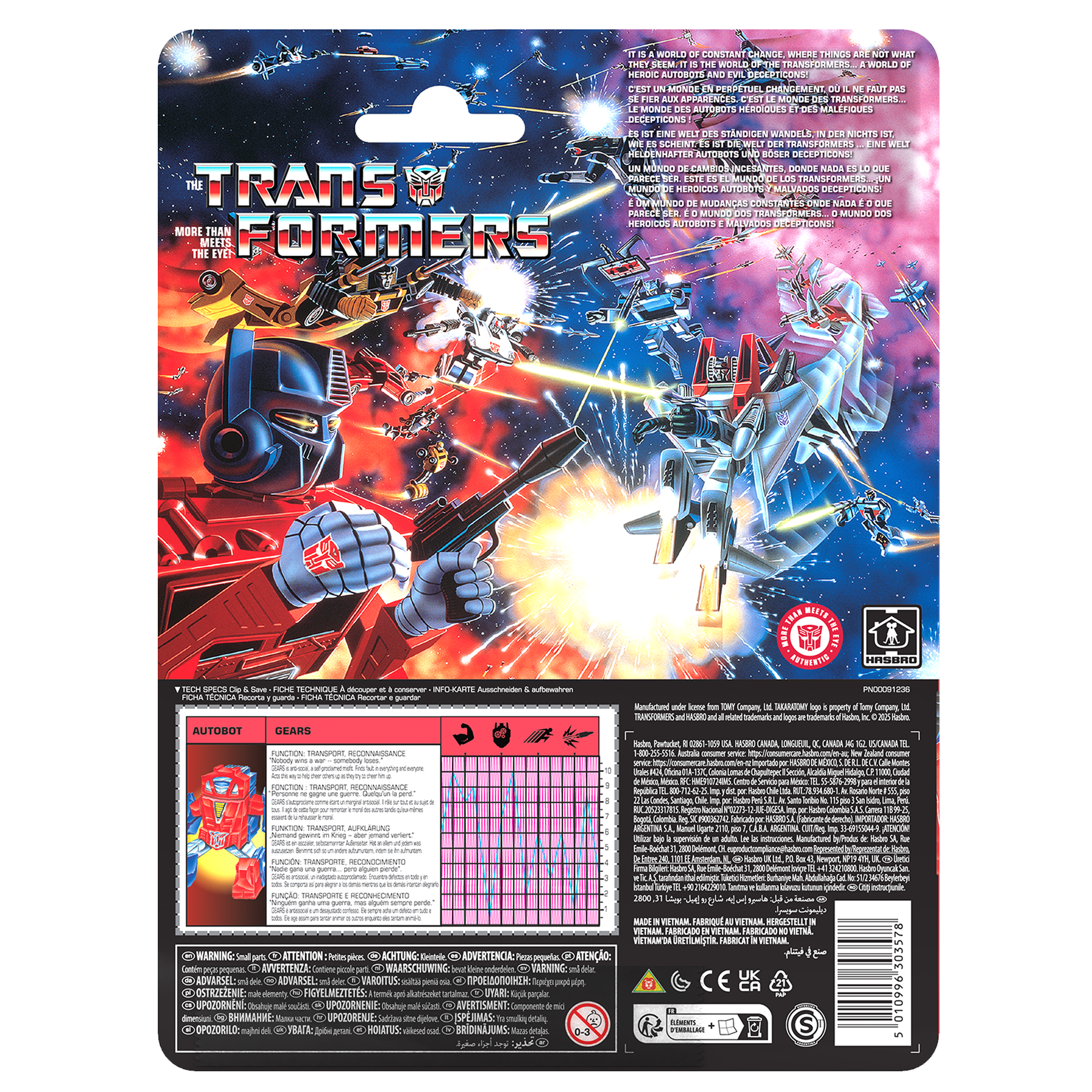 Transformers Retro G1 Autobot Gears