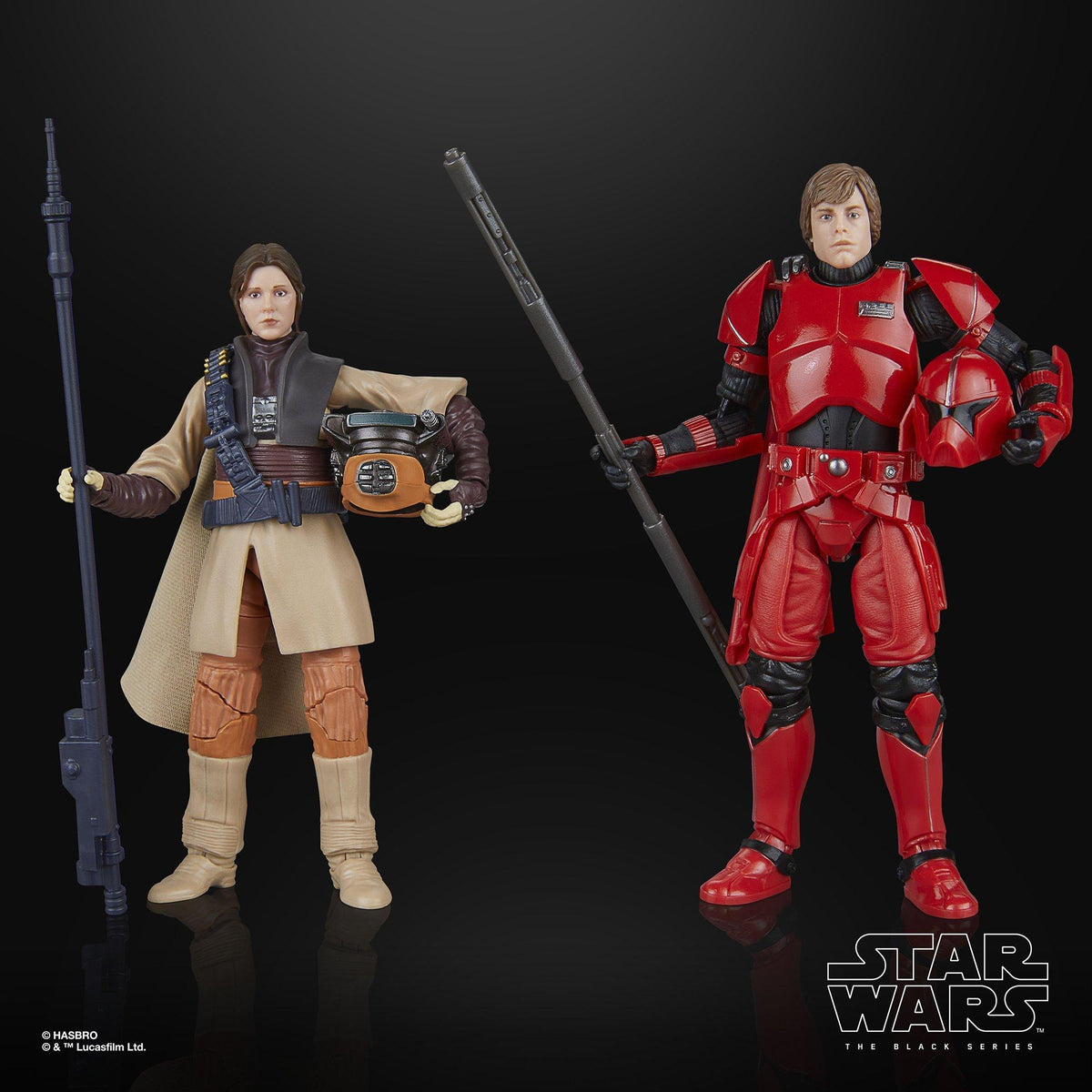 STAR WARS The Black Series Luke Skywalker (Imperial Guard) & Princess Leia Organa (Boushh)