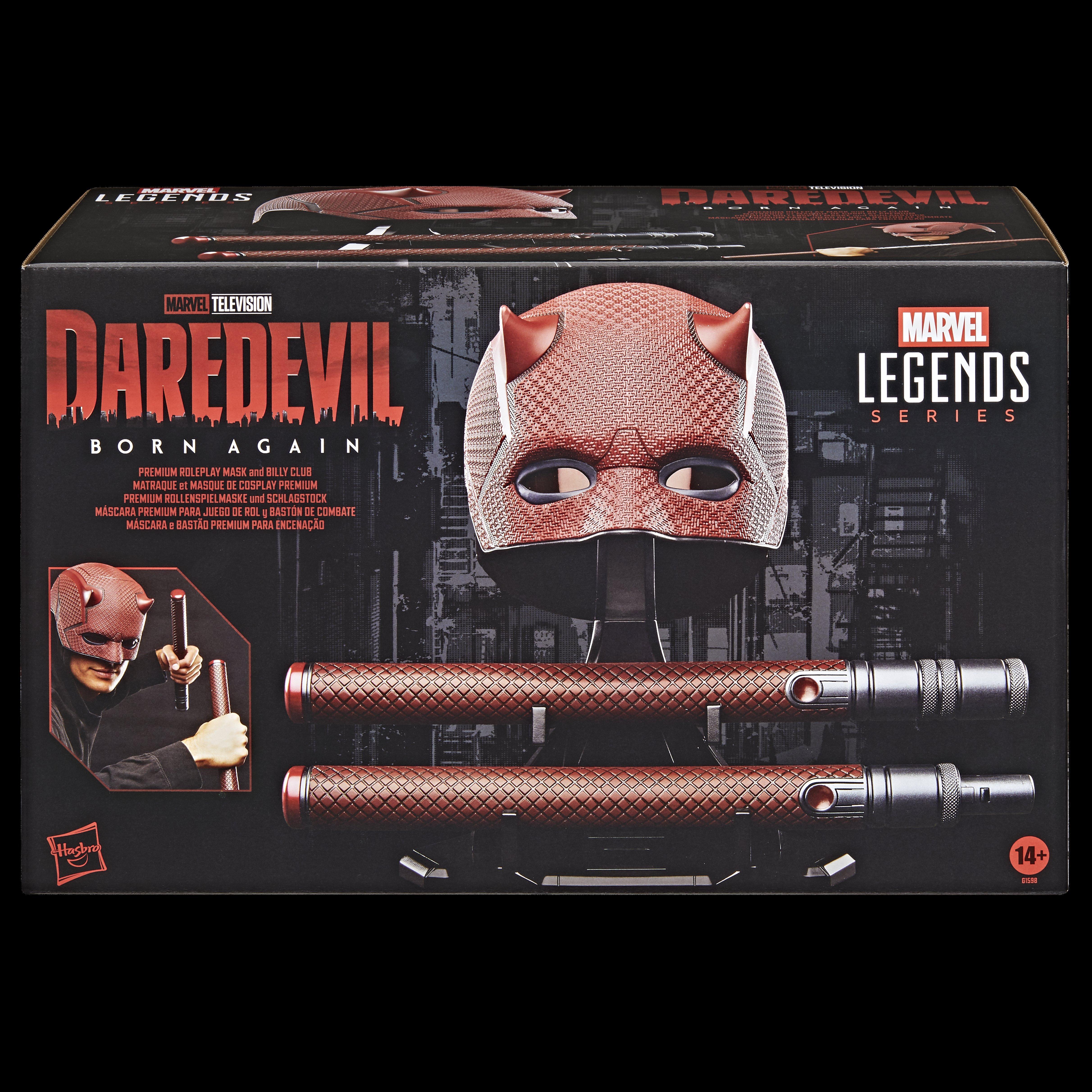 Marvel Legends Series Daredevil: Born Again Premium Roleplay Mask and Billy Club