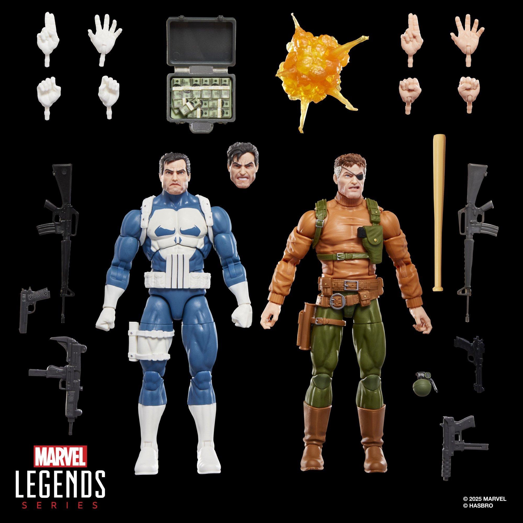 Marvel Legends Series Gamerverse Punisher and Nick Fury