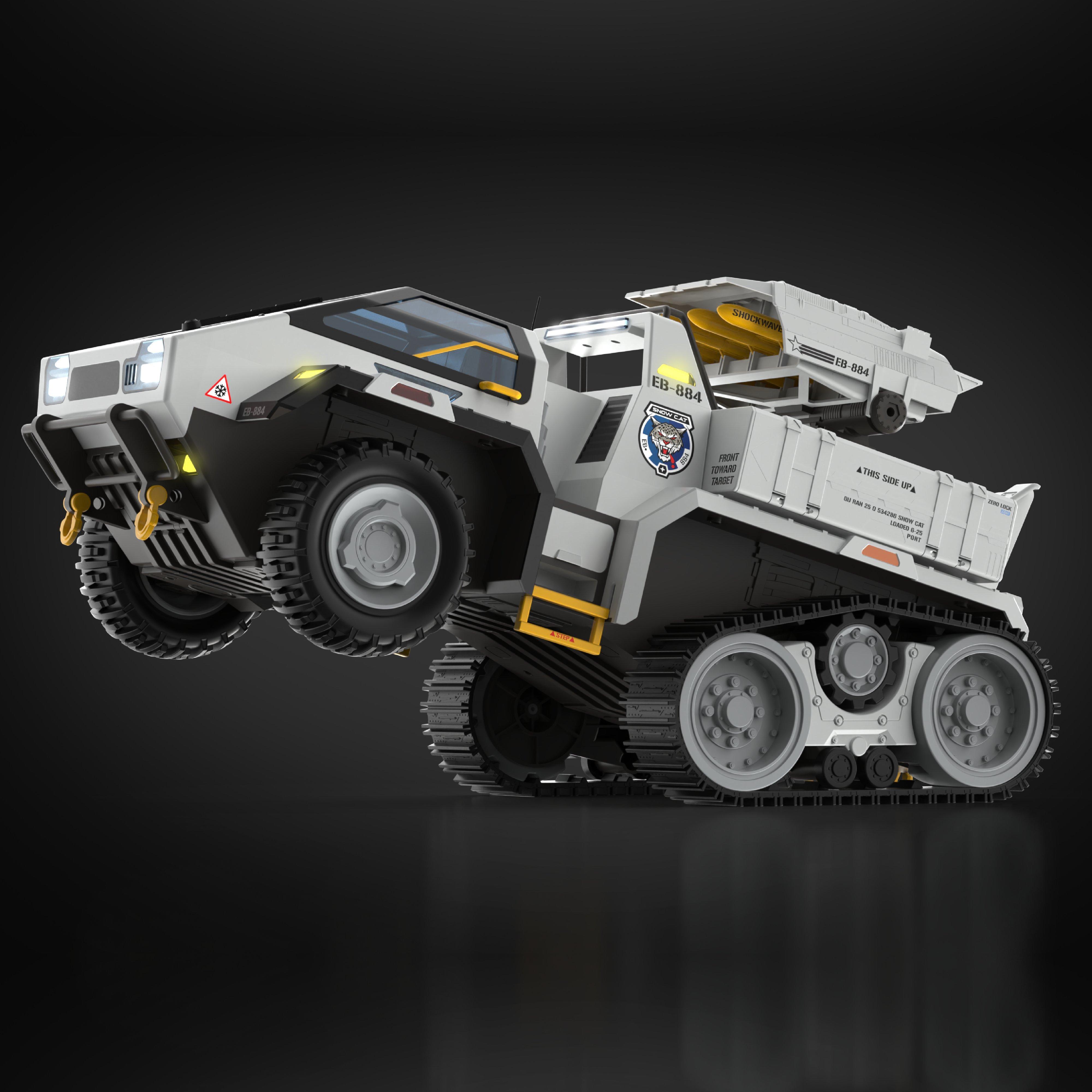 G.I. Joe Classified Series Snow C.A.T. (Combat All-Terrain) Vehicle With Farley "Frostbite" Seward Action Figure