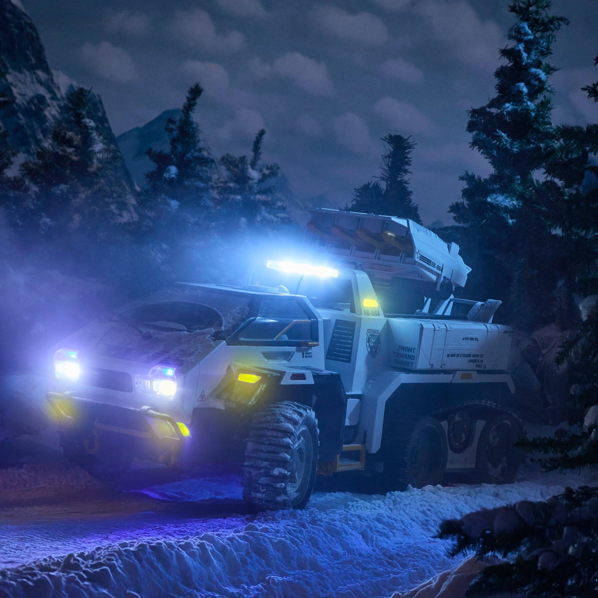 G.I. Joe Classified Series Snow C.A.T. (Combat All-Terrain) Vehicle With Farley "Frostbite" Seward Action Figure