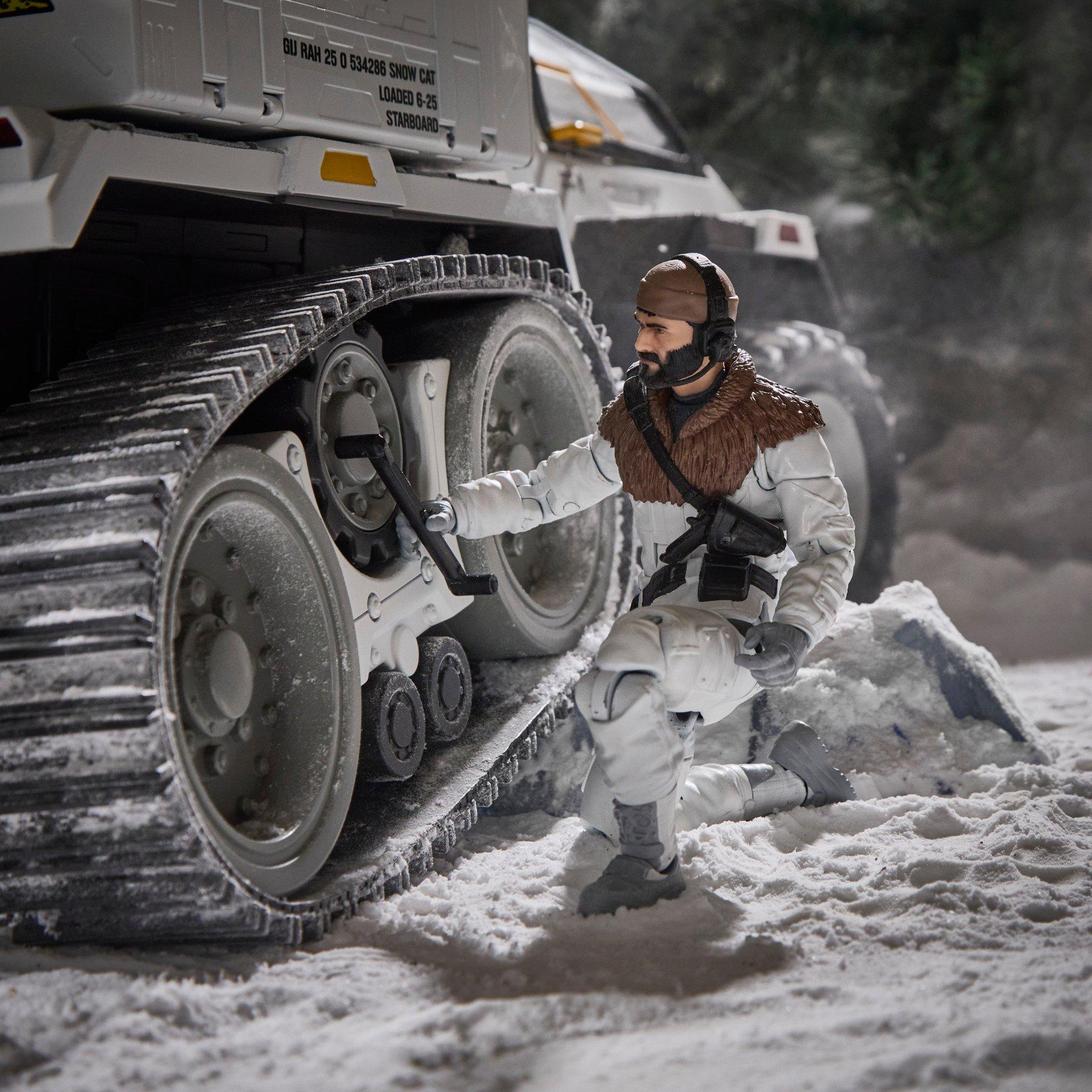 G.I. Joe Classified Series Snow C.A.T. (Combat All-Terrain) Vehicle With Farley "Frostbite" Seward Action Figure